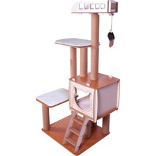 Feyza Design Xl Katlı Kedi Evi ile Keyifli ve Konforlu Oyun Alanı