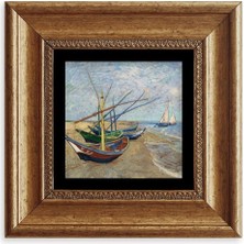 Mbb E-Ticaret Van Gogh Çerçeveli Taş Tablo