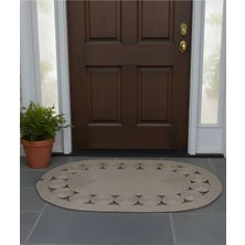 Mtg Jüt Tasarım Hasır Renk Salyangoz Model Paspas