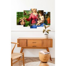 Mbb E-Ticaret Anne ve Bebek 5 Parçalı Mdf Tablo