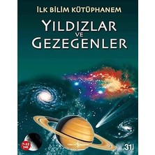 İş Bankası Kültür Yayınları Yıldızlar ve Gezegenler: Ilk Bilim Kütüphanem - Resimli + Büyük Saat - Bütün Şiirleri + 26 Kitap