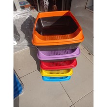 Feyza Design Yumuşak ve Geniş Açık Kedi Tuvaleti, Konforlu Kullanım Sağlar