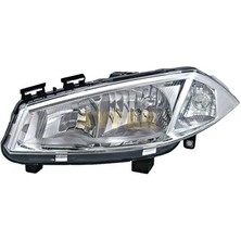 Ayfar 2003-2005 Uyumlu  Far Manuel Ön Krom Çerçeveli Sol Megane Iı 02/05 4 Oem: 7701054655 7701054656