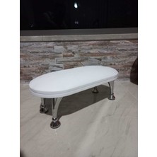 Beyaz Manikür Sehpası, Şık ve Pratik Tasarım, Sağlam Yapı