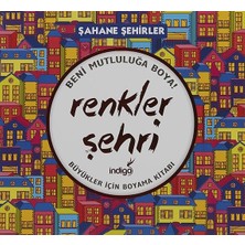 İndigo Kitap Renkler Şehri - Şahane Şehirler: Büyükler Için Boyama Kitabı + Bedenim Bana Ait + 14 Kitap
