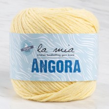 Sad La Mia Angora 50GR Sarı El Örgü Ipi - L124 - 33796