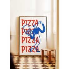 Art House Collective Pizza Art - Pizza Koleksiyonu - Tablo Ölçülerinde Çerçevesiz Poster