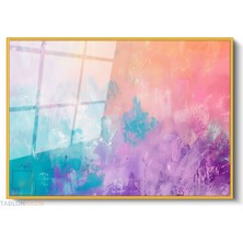 Tablonhazır Çerçeveli Yatay Cam Tablo Salon Duvar Tablosu Yatay Cam Pastelfircadarbeleri3 Ofis Tablosu