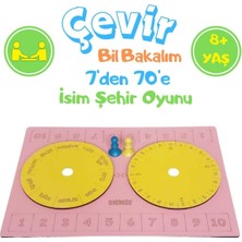Yılbaşı Temalı Çevir Bil Bakalım 7'den 70'e Eğitici Isim ve Şehir Oyunu