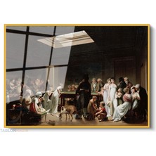 Tablonhazır Çerçeveli Yatay Cam Tablo Salon Duvar Tablosu Yatay Cam Klasikbati Yeni Ev Hediyesi Ofis Tablosu