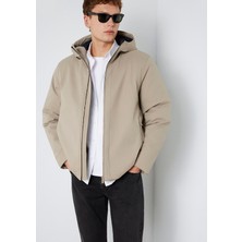 Mavi Kapüşonlu Haki Ceket 0110784-80697