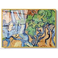 Tablonhazır Çerçeveli Yatay Cam Tablo Salon Duvar Tablosu Yatay Cam Soyutsanat Yeni Ev Hediyesi Ofis Tablosu