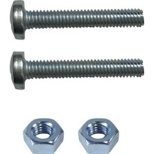 TUĞRA HIRDAVAT Tuğra Hırdavat M6X70MM Metrik Vida Ysb - Somunlu 300'LÜ Takım