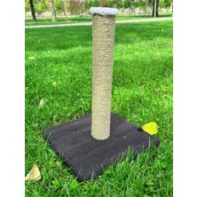 Feyza Design Yumuşak ve Dayanıklı 30X30 cm Kedi Tırmalama Platformu, 45 cm Yüksekliğinde
