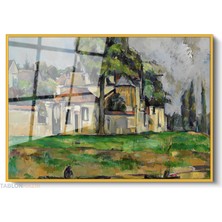 Tablonhazır Çerçeveli Yatay Cam Tablo Salon Duvar Tablosu Yatay Cam Vintagemanzara5 Ofis Tablosu