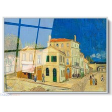 Tablonhazır Çerçeveli Yatay Cam Tablo Salon Duvar Tablosu Yatay Cam Soyutmanzara3 Yeni Ev Hediyesi Ofis Tablosu