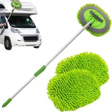 Mercansa Yedek Mikrofiber Bezli Oto Yıkama Mop Seti