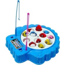 Mavi Balık Tutma Oyunu, 12 Balık ve 2 Olta, Müzikli Eğlence Seti