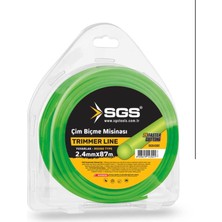 SGS4302 Sgs Tırpan Misinası 2.4 mm 87 mt Yuvarlak (Yeşil)