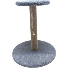 Feyza Design Gri Silindir Tırmalama, 52X40X40, Şık ve Dayanıklı Tasarım