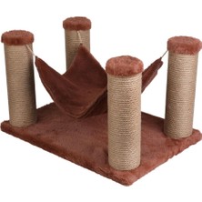 Feyza Design Kedi Hamağı ve Tırmalama Platformu, 39X59X34 Cm, Rahat ve Eğlenceli Alan