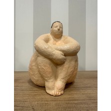 İki Cadı Tasarım Modern Soyut Lady Dekoratif Obje Polyester Heykel