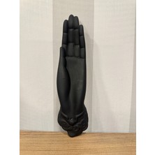 İki Cadı Tasarım Şık ve Dekoratif El Yapımı Mat Siyah El Tütsülük