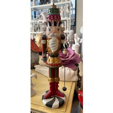 İki Cadı Tasarım Kurşun Asker Şekerci Pasta Desenli Dev Boy Dekoratif Obje