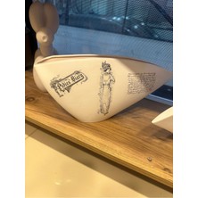 İki Cadı Tasarım Modern Kanat Form Seramik Vazo 40CMX19CM