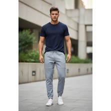 FullaModa Beli Bağlamalı Baskılı Jogger Eşofman Altı