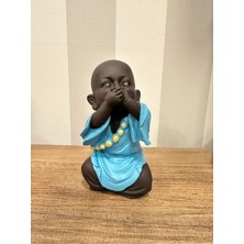 İki Cadı Tasarım Dekoratif Çocuk Buda, Biblo