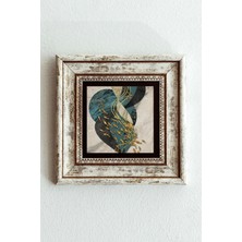 Mbb E-Ticaret Desenli Çerçeveli Taş Tablo , Çerçeveli Taş Duvar DEKORU-ENKCRCVTBL-00175