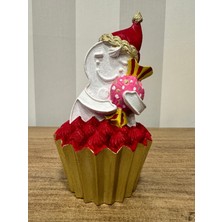 İki Cadı Tasarım Cupcake Kurabiye Adam Polyester Obje