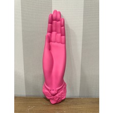 İki Cadı Tasarım El Yapımı Şık Pembe Renkli El Tütsülük