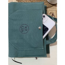 Turkuaz Orta Boy Kur\\\'an-I Kerim Kılıfı 20*26