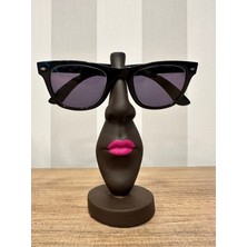 İki Cadı Tasarım Woman Gözlük Standı, Gözlük Tutucu Dekoratif Polyester Obje