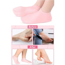 Yumuşak Silikon Ayak Çorabı, Nemlendirici ve Pürüzsüzleştirici Özellikli