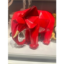 İki Cadı Tasarım Kübik Fil Polyester Obje - Heykel, Biblo, Obje, Dekoratif Objeler , Şık Sunumlar