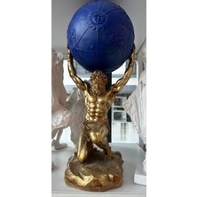 İki Cadı Tasarım Büyük Atlas Heykel Dekoratif Obje