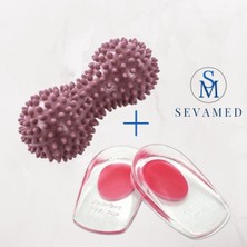 Konforlu Silikon Ortopedik Tabanlık ve Masaj Aleti Seti