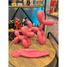 İki Cadı Tasarım Ikili Balon Köpek ve Pembe Tütsülük Set