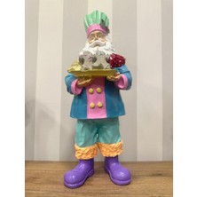 İki Cadı Tasarım Aşçı Noel Baba - Heykel, Biblo, Obje ,yılbaşı Ürünleri , Dekoratif Objeler , Şık Sunumlar