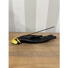 İki Cadı Tasarım El Yapımı Şık ve Siyah Renkli El Tütsülük