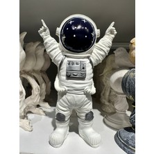 İki Cadı Tasarım Astronot Midi Masaüstü Dekoratif Obje, Biblo