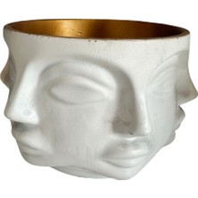 İki Cadı Tasarım Çok Yüzlü Adler Saksı Mumluk Çok Amaçlı Kutu