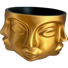 İki Cadı Tasarım Çok Yüzlü Adler Saksı Mumluk Çok Amaçlı Kutu