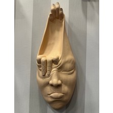 İki Cadı Tasarım Modern Face Soyut Heykel Duvar Dekoru