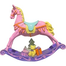 İki Cadı Tasarım Sallanan At / Atlı Karınca Biblo Polyester Obje