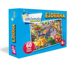 60 Parça Puzzle Ejderha