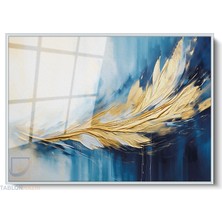 Tablonhazır Çerçeveli Yatay Cam Tablo Salon Duvar Tablosu Yatay Cam Soyutmavialtıntuy Ofis Tablosu